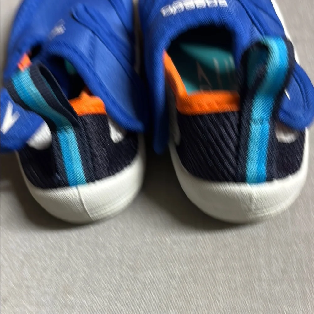 Speedo Blue and Orange Water Shoes with Textured Grip
